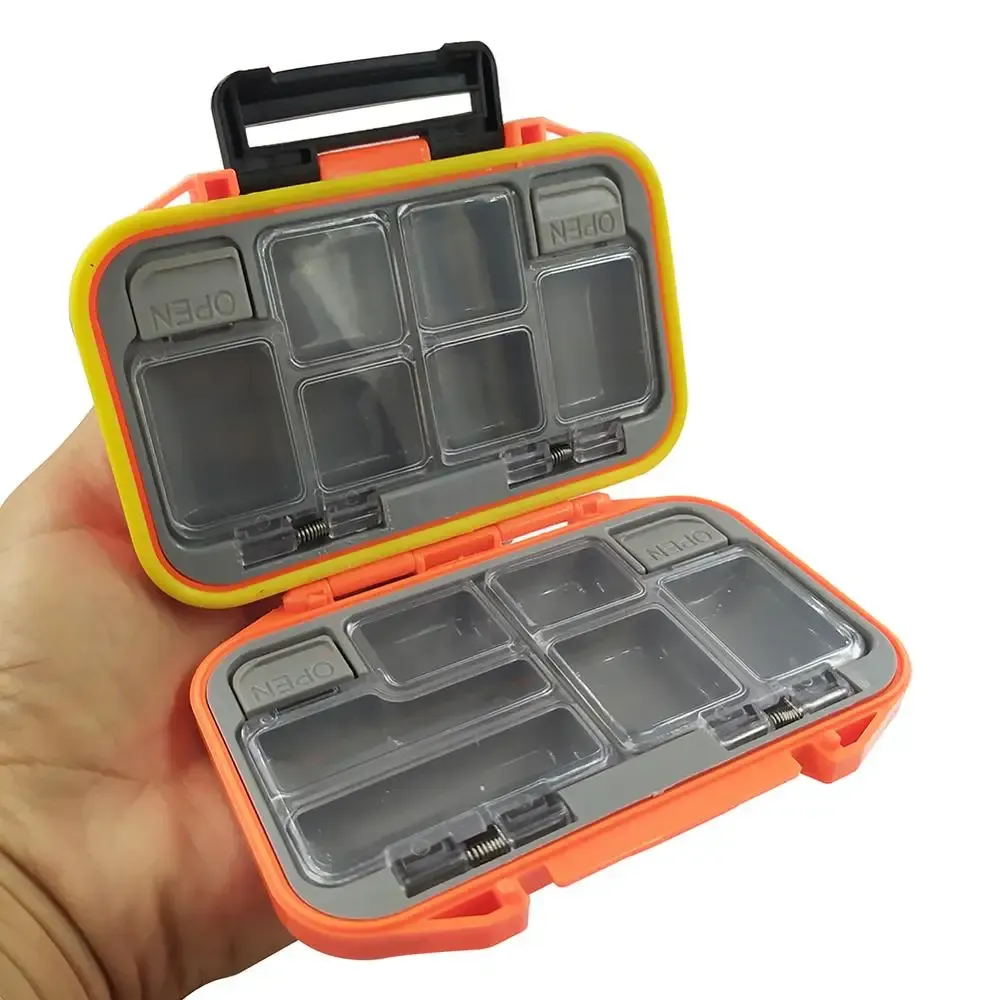 Boxes Waterproof Fishing Box Fishing Tackle Box Double Size Hook Lure Box Feeder Carp Fishing Accessories Storage Boxes 12 Compartment