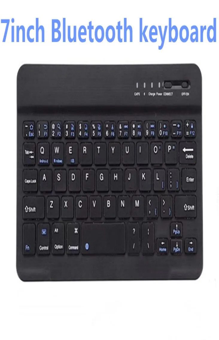 DHL 10PCS Ultra Thin Bluetooth Keyboard 7 inch tablet wirelessly USES the mini tablet Bluetooth keyboard5123197