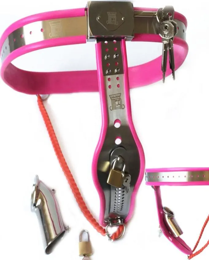 Dispositif de ceinture en acier inoxydable unisexe, Cage à pénis détachable pour empêcher la Masturbation, jouet sexuel de Bondage adulte pour homme et femme 3351896