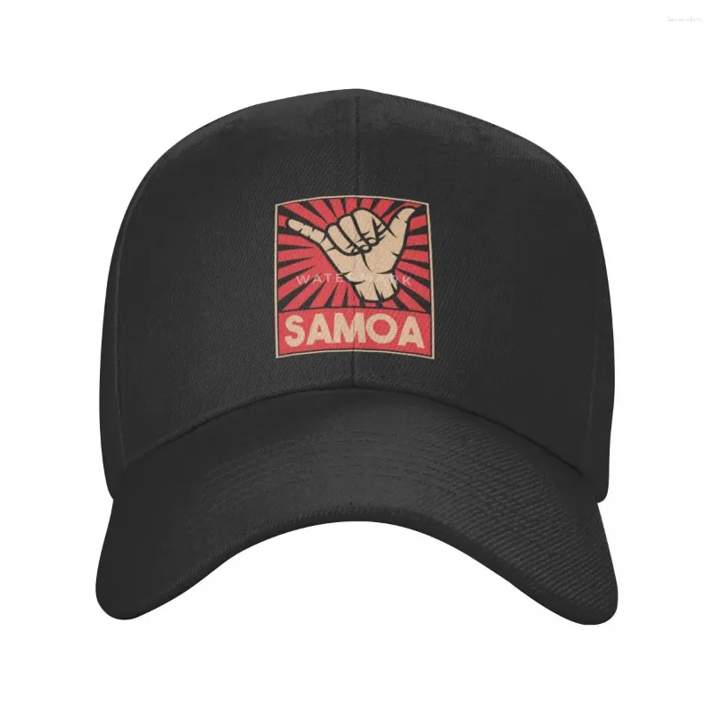 Berets Shaka Samoa Samoan Pride Love Gear Casquette Boné de poliéster personalizável para viagens adultas presente agradável