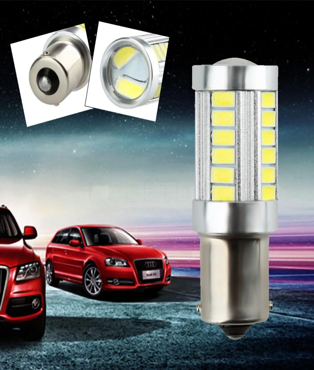 10x高品質1156 P21W BA15S 33 SMD 5630 5730 LED Auto Brake Light Right Liglamp Car DRL Driving Reverse Bulb Turn Signa8038234