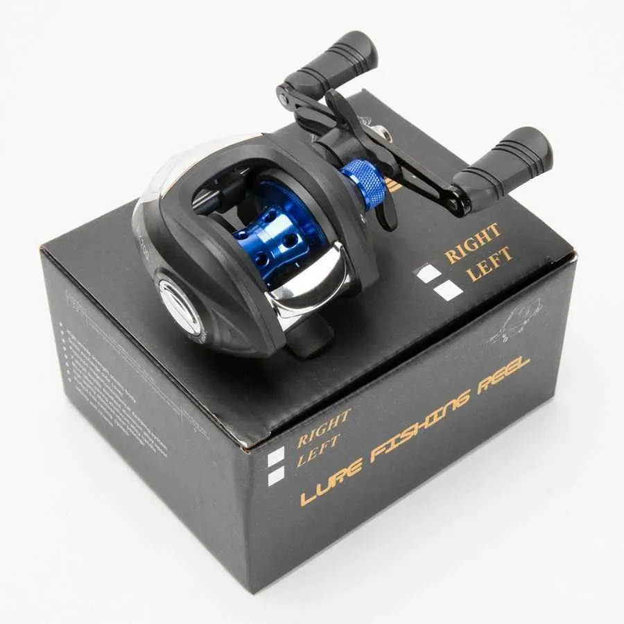 Båtfiskestavar AK200 Metal Scrolls 7.2 1 High Speed ​​Fishing Reel VÄNSTER HÖGER BAITCASTING REEL BRAKE SYSTEM 8KG Draghjul BAIT Gjutning YQ240301