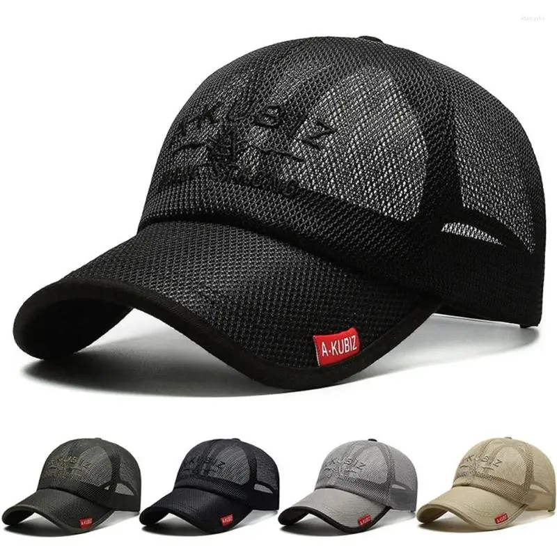 Ball Caps Sneldrogend Mode Heren Dames Volledige Mesh Hoeden Zomer Zonnebrandcrème Zonbescherming Baseball Cap