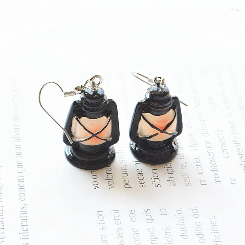 dangle earrings 1pairかわいい3D楽しいカボチャ女性のためのハロウィーンジュエリーパーソナライズされたシミュレーションパーティーデコレーションホリデーギフト