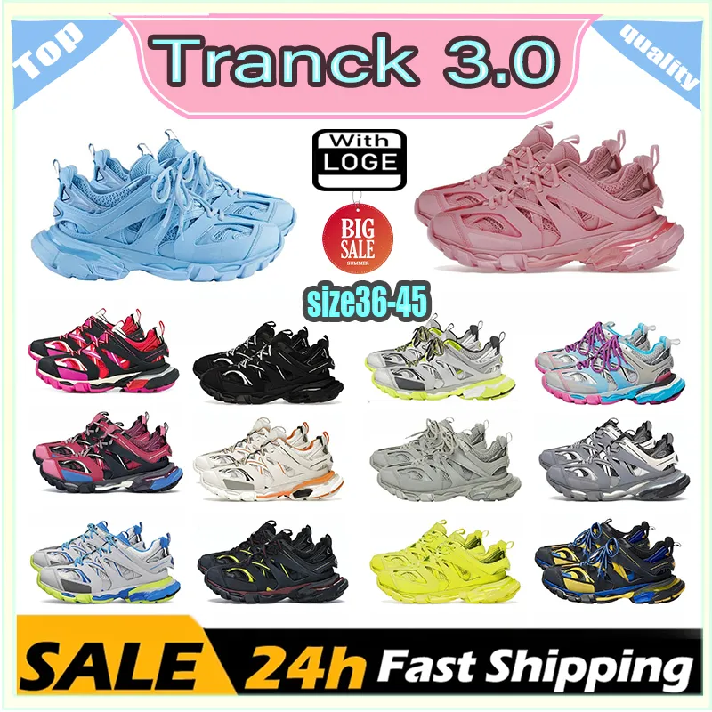 Chaussures de créateurs Track3.0 Runners Casual Chaussure Beige Triple S3.0 Runner Sneaker Hottest Tracks 3 Gomma Paris Speed Platform Sports de plein air taille36-45