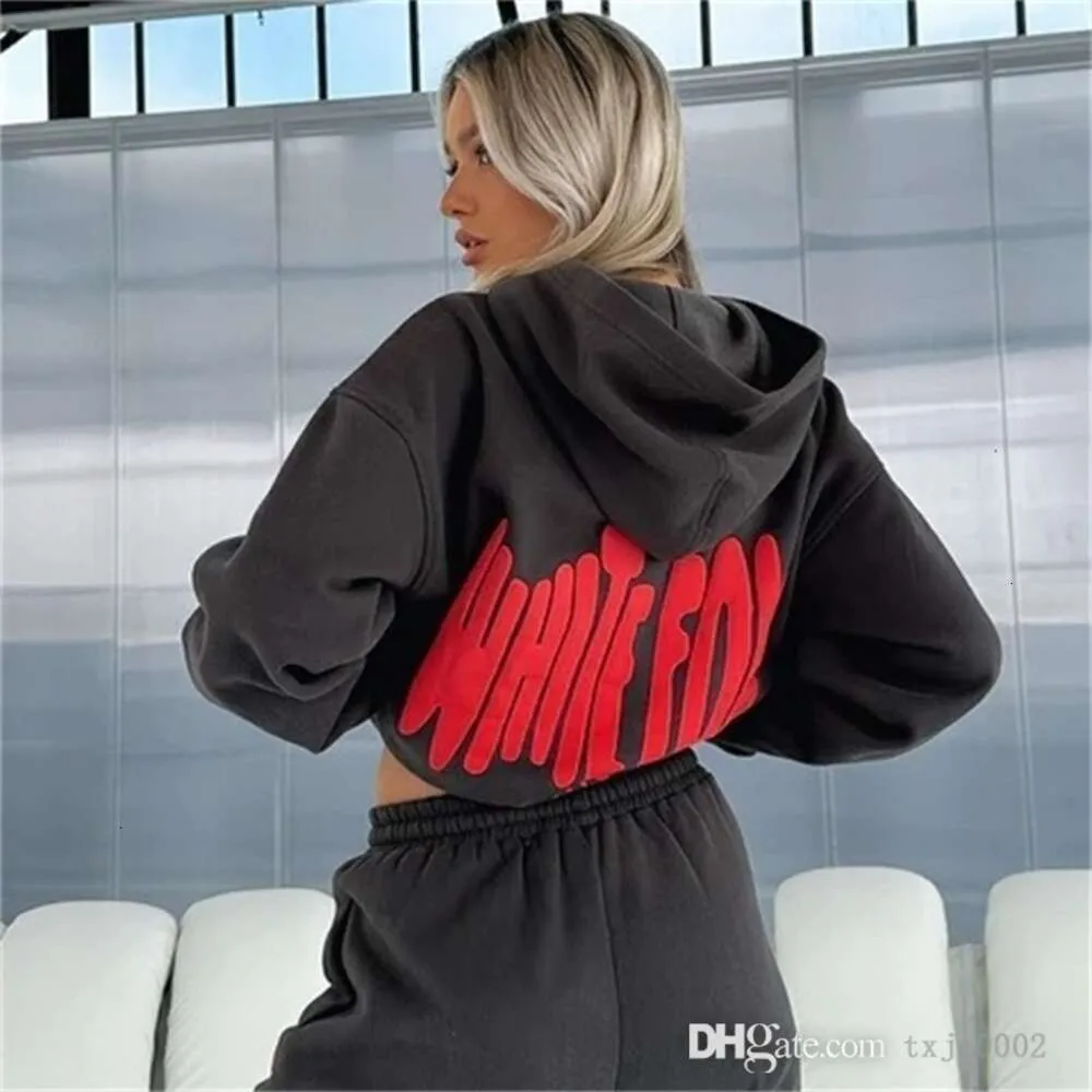 New Womens Tracksuits Two Pieces Set Designer Spring Autumn Hoodie Set Fashionable Sporty Long Sleeved Pullover Hoodie Sportwear 6 Colours