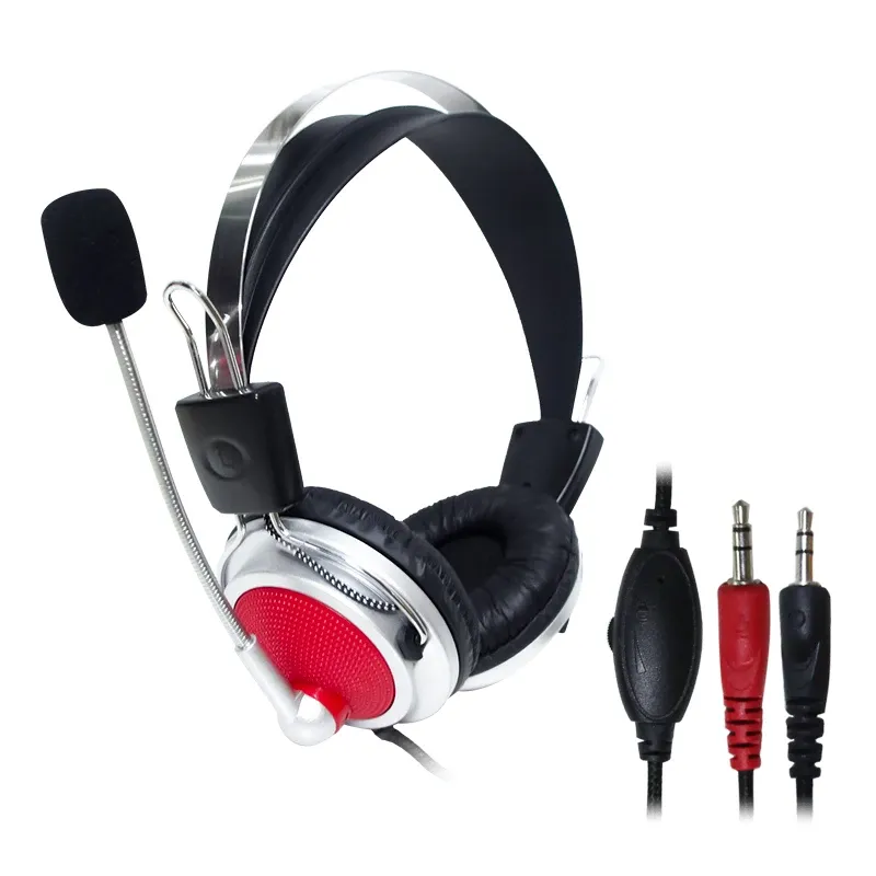 Casque/casque de haute qualité stéréo basse ordinateur casque de jeu casque écouteur avec Microphone pour PC téléphone jeu d'ordinateur pour Skype Gaming