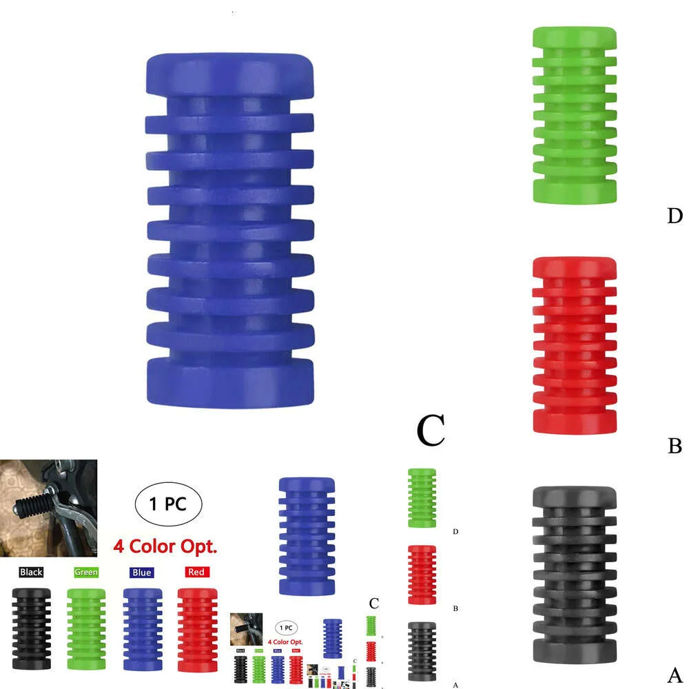2 Pcs Motorbike Footpeg Rubber Shift Lever Cover Boot Shoe