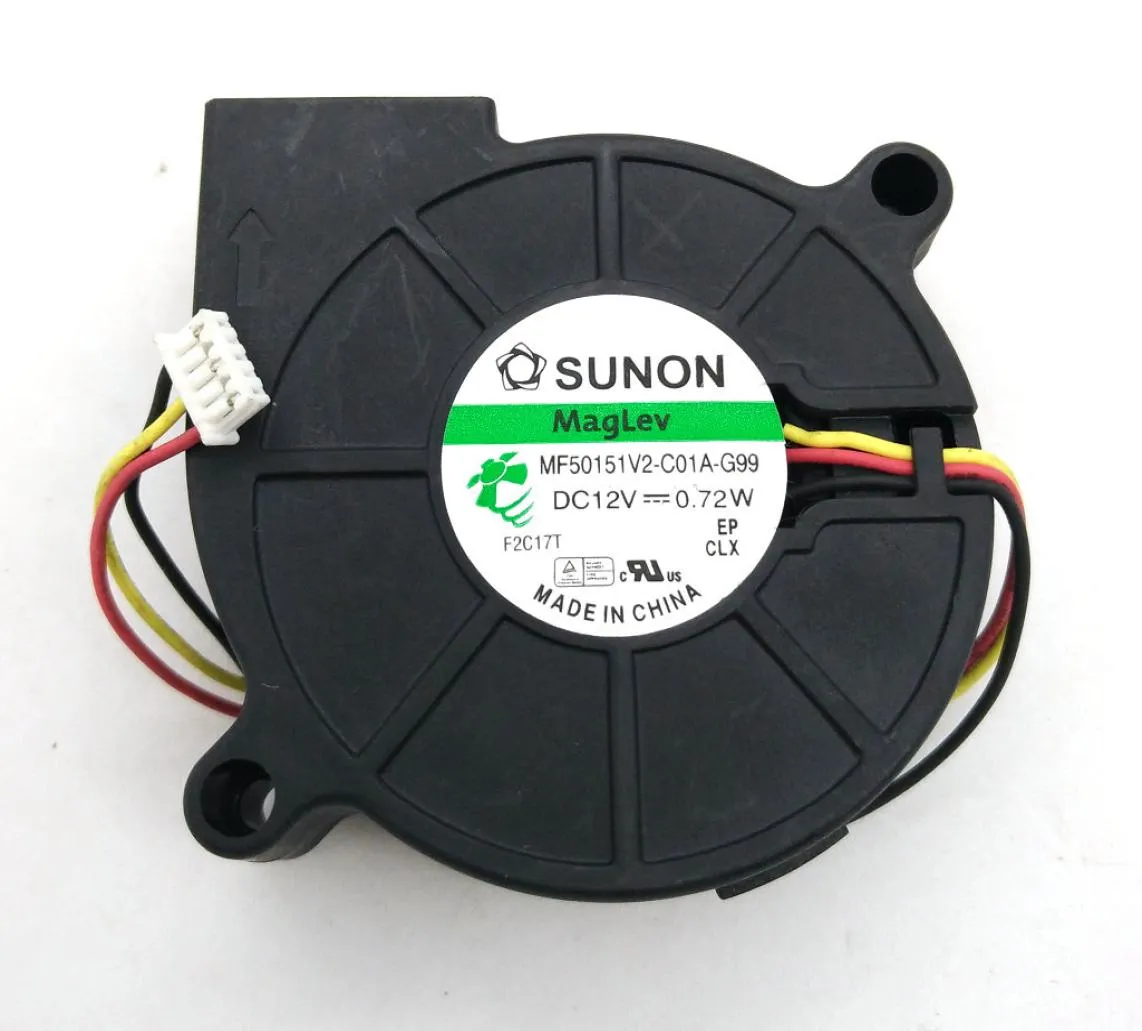 Original SUNON MF50151V2C01AG99 DC12V 072W 50x15MM 3 Linhas 4Pin Ventilador de refrigeração fan6436878