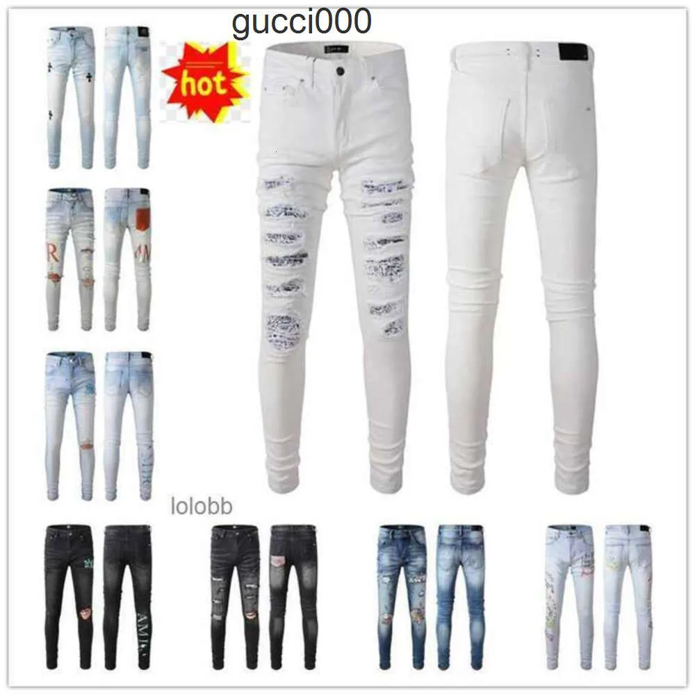 Kleidung amirlies amiiri imiri 2024 Neuheiten amirly Herren Luxus Designer Denim Jeans Löcher Hosen Jean COOLGUY Biker Hose Mann am ami #034 G4ST EK0Q