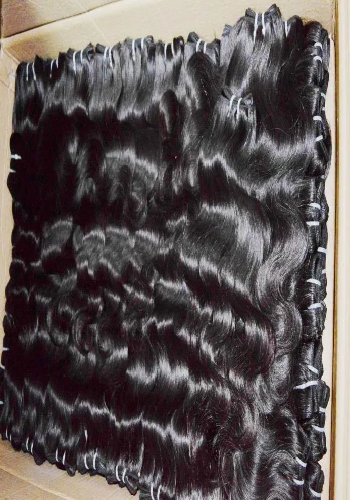 Cheapest body wave weft Peruvian processed hair 20pcslot wavy texture shopping around weaves3407634