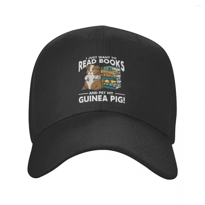 Baskar Guinea Pig Gift Citat Lover Casquette Polyester Cap Retro Söt vind för vuxen trevlig