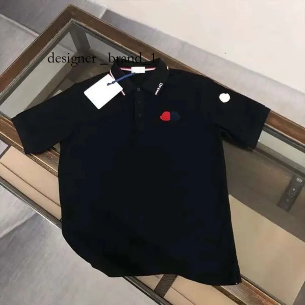 Tasarımcı Erkek Polo Gömlek Adam Kısa Monclair Man T Shirt Ter Pantolon Günlük Lüks Pamuk Geometrik Desenler Lüks Kısa Sweatshirt Tasarımcı Gömlek Kısa Adam 5431