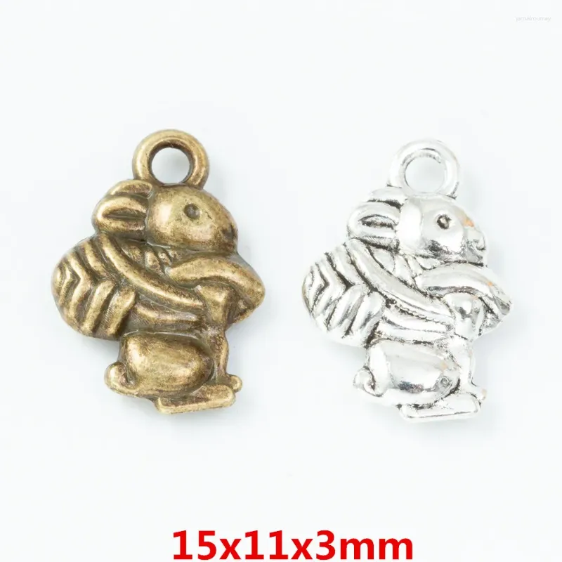 Breloques 70 pièces de pendentif en alliage de zinc en métal rétro pour la fabrication de colliers de bijoux faits à la main 6761