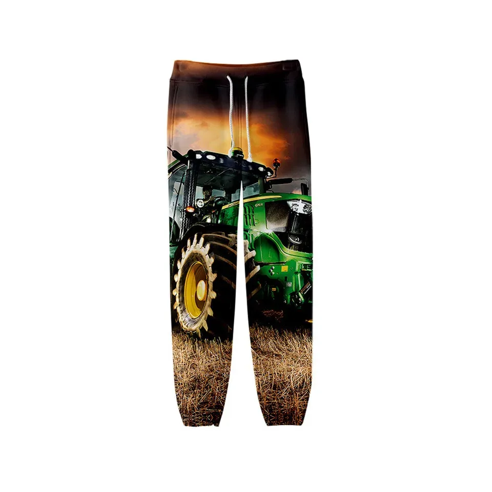 Pants Novelty Tractor Pattern 3D Printed Track Pants The Karate Kid Boys Harajuku Anime Cosplay Sweatpants Men Women Trousers