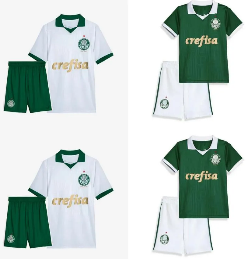 24 25 Palmeiras maglie da calcio da uomo set kit per bambini ENDRICK DUDU RONY G.GOMEZ ESTEVAO VEIGA M.LOPEZ MURILO PIQUEREZ 2024 2025 maglia da calcio casa lontano top