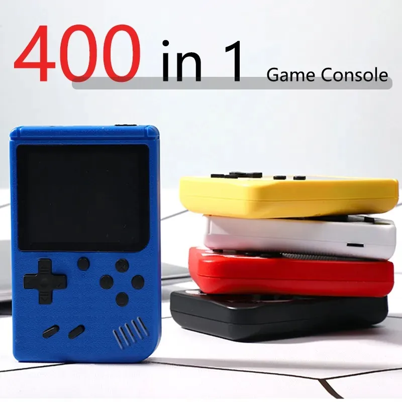 Handheld Game Spelers 400-in-1 Games Mini Draagbare Retro Video Game Console Ondersteuning TV-Out AVCable 8 Bit FC Games