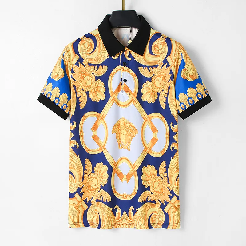Polo d'été décontracté pour hommes, t-shirt de styliste avec lettres imprimées, à la mode, #028