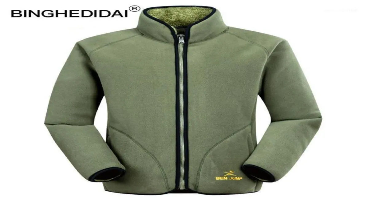 Men039s Kurtki Tech Gruba polarowa kurtka zimowa ciepła armia termiczna Polartec Men Coat14530107