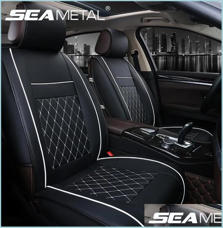 Car Seat Covers Car Seat Er Set Accessories Fit Most Cars Styling Ers Pads With Tire Track Detail Mats Seats Protector Drop Delive2443927