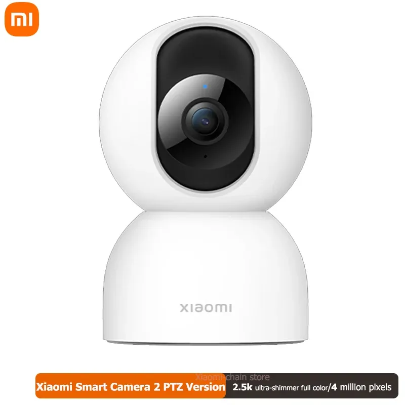 Contrôle de l'appareil intelligent Xiaomi Mijia 2, caméra PTZ Mi Cam 1440P 2.5k, ultra-miroir, couleur AI intelligente, pilote d'application 360 °