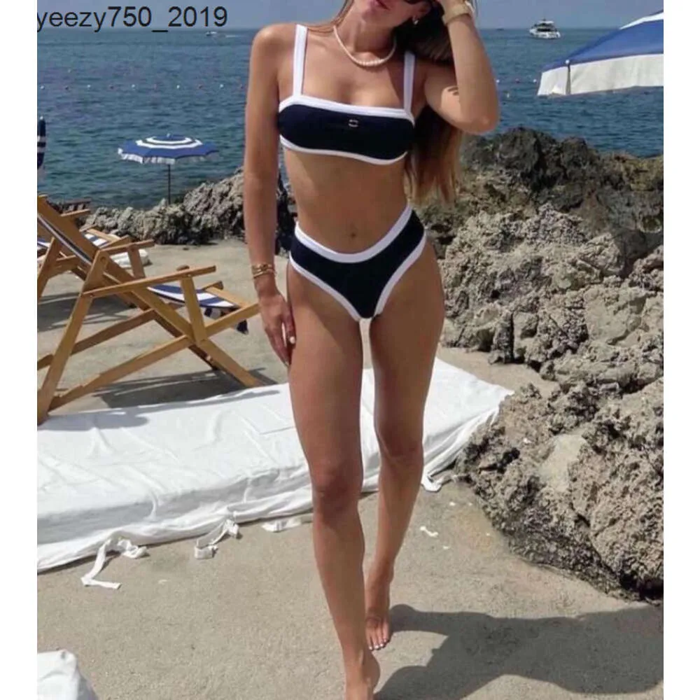 Onepiece CC Chanelliness Channels Summer Beach Sunshine Twop Damen Bademode Badeanzug Designer Highend Luxus Bikini Badeanzug C Buchstabe Diamond Stitching se