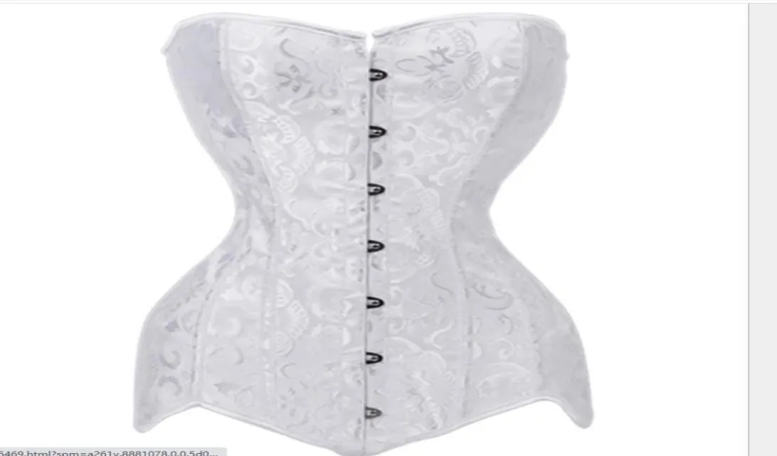 Corset grande taille Double 26 Corset désossé en acier surbuste Long torse Bustiers taille formateur Corsets Shapewear Cincher Corselet12923368