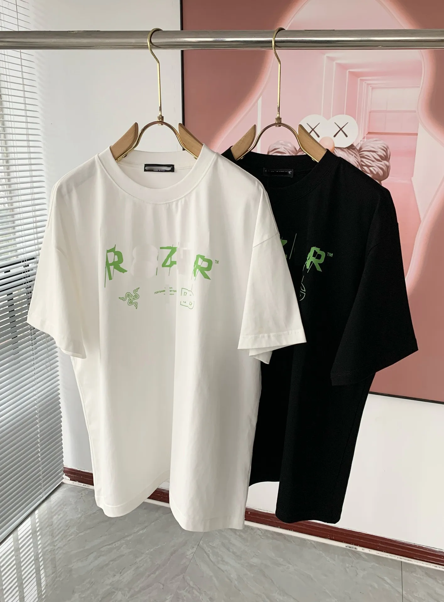 Camiseta de moda para hombre Inicio Camiseta para hombre Diseñador con estampado de letras superiores edición suelta diaria con camisetas con sudadera de manga corta
