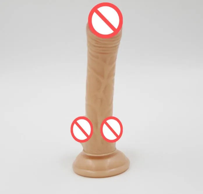 Realistisk dildo flexibel penis kuk med stark sugkopp vuxen sexprodukter sexleksaker för kvinna falska dicks6787946