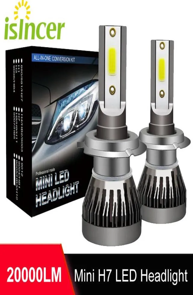 Reflektory samochodowe 1 para H7 LED Reflight Kit 100W 20000 lm czyste białe żarówki 6000K 12V Reflektory Auto Mgły Lampa głowica Lispy 5450056