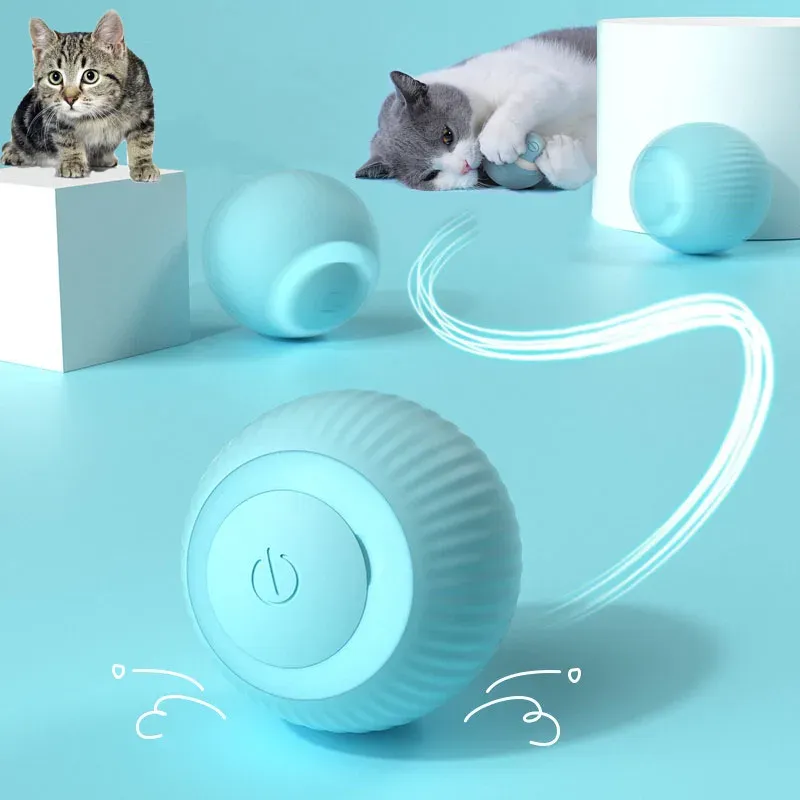 Toys Cat Interactive Ball Smart Cats Toys Electronic Cat Toy Indoor Automatic Rolling Magic Ball Cat Game Accessories Pet Products