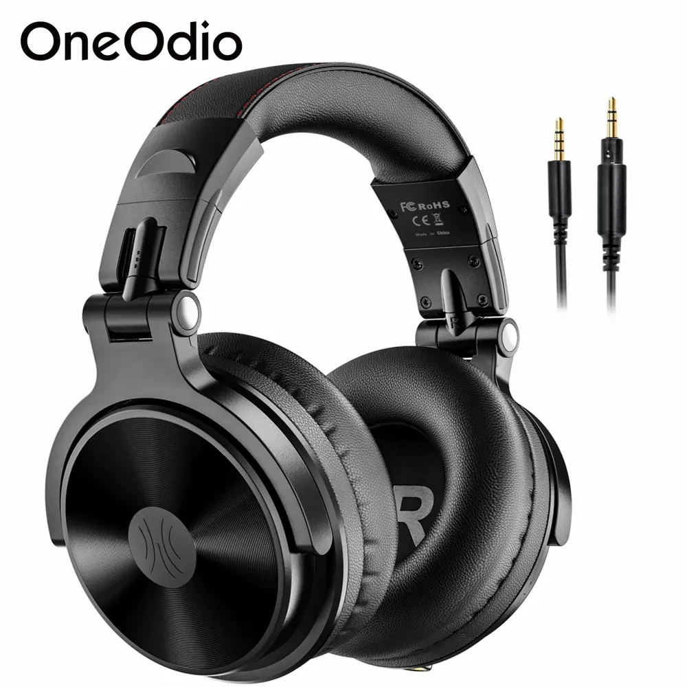 Cuffie Oneodio Cuffie Bluetooth 5.2 Cuffie wireless con microfono Auricolari pieghevoli da 90 ore per telefono cellulare PC Sport