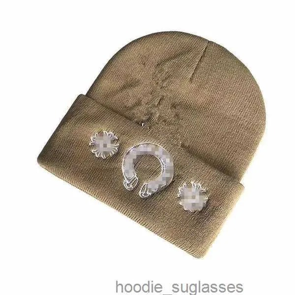 2024 NOWOŚĆ COSPAUL HAT Designer Beanie Kapelusz Outdoor Knitted Hat Classic Ch Letter Hafdery Luksusowy jesień i zimowe zużycie czapki damskie B1UZH