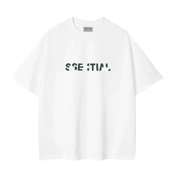 Projektantka T-shirty List klatki piersiowej Laminowany druk Krótkie rękawie High Street Lose Oversize Casual T-shirt 100% czyste bawełniane topy dla mężczyzn i kobiet S-5xl
