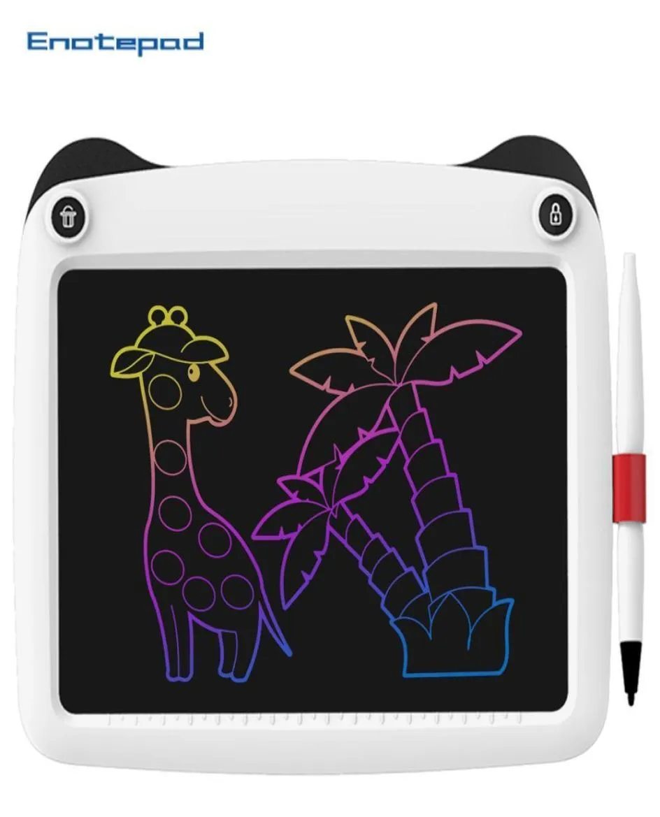 9 inch tekentablet LCD-handschrifttablet Ogen beschermen kleurenscherm Digitale tablet voor kinderen Ultradun grafisch bord met Upgra9041199