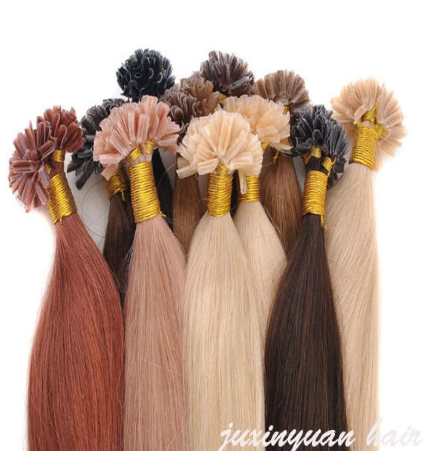 8A14quot 24quotNail U Tip Virgin indian Hair 08gs 200slot 1 1b 2 4 6 8 27 Keratin Hair Extension Nail U Tip Hair4412287