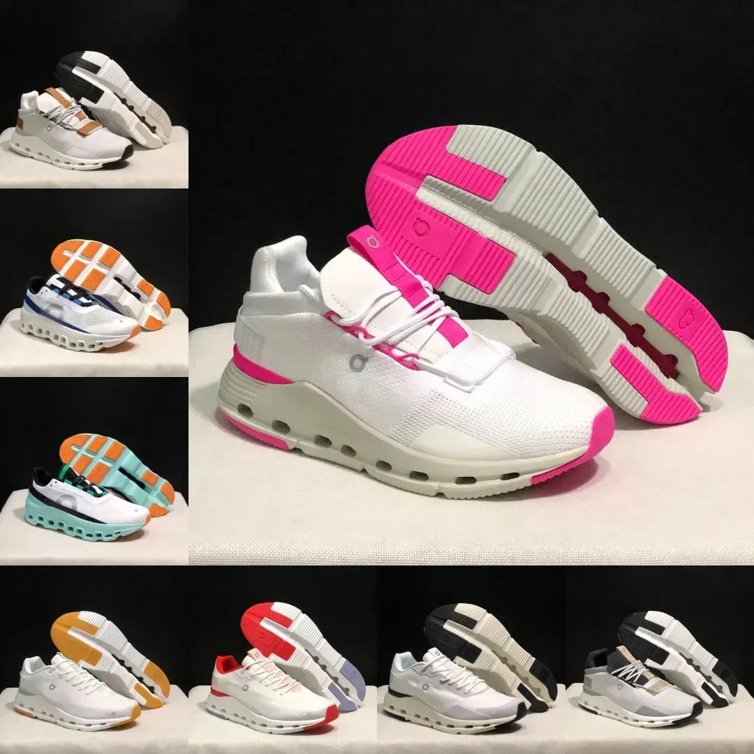 Nova White Pearl Womans Nova Form Federer Tennis Running Shoes Man Shock S Sneakers Men Men Dames Designer schoenen Woman Run Dhgate Iron Leaf Pearl Federer White