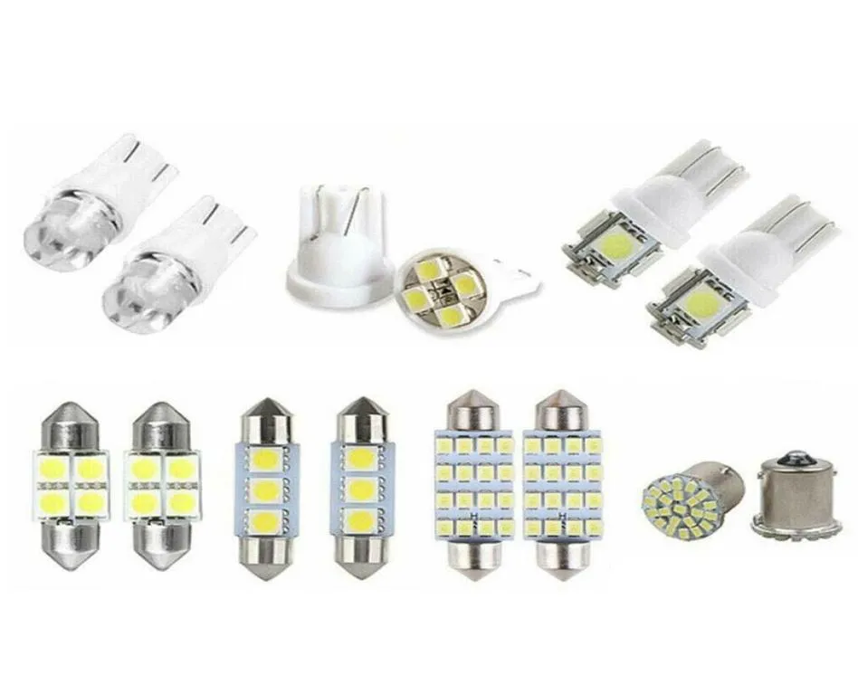 14 Różne wnętrze samochodu LED wewnątrz światła E Mapa Trunk tablica rejestracyjna Lampa Bulb8126684