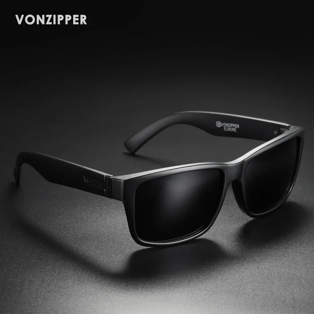 Brand VONZIPPER Men Classic Square Polarized Sunglasses Ultra Light Driving Fishing Shades Women Outdoor Cycling Sports Eyewear 240220