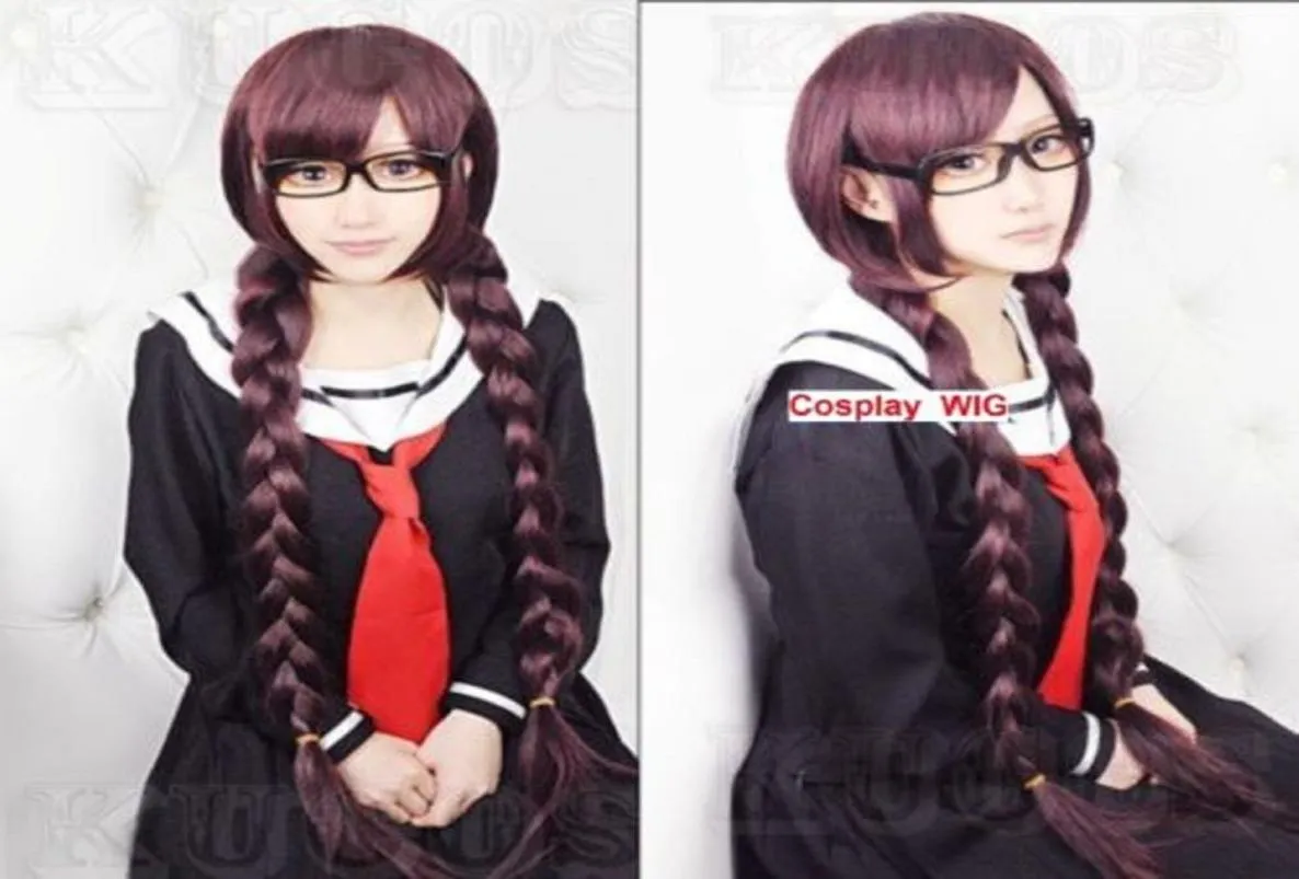 gtgtDanganronpa DanganRonpa Toko Fukawa Fashion Hair Long Cosplay Costume Party Wig4791365