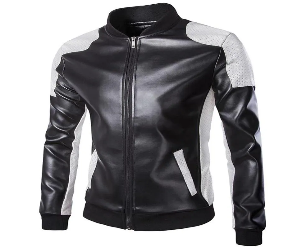 Motorrad Leder Jacken Männer Herbst Winter Leder Kleidung Männer Jacken Männlich weiß casual Mäntel Marke Plus Größe 5XL1374830