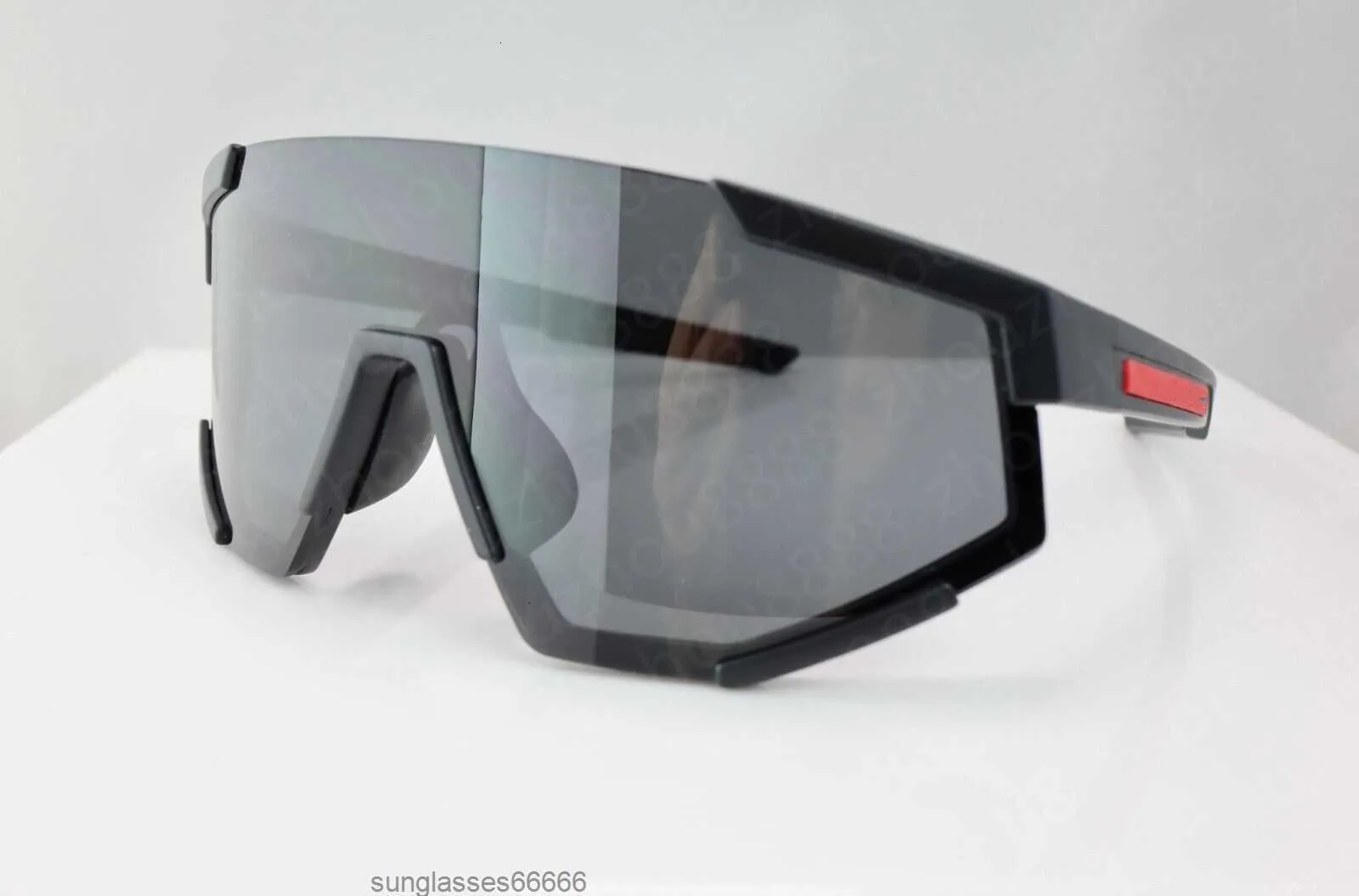 Lunettes de soleil bouclier visière blanche bande rouge hommes femmes lunettes de cyclisme hommes mode lunettes de soleil polarisées sports de plein air lunettes de course avec emballage