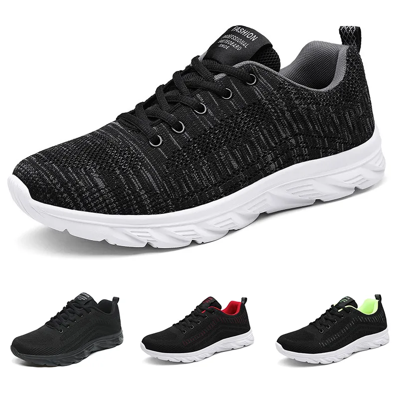 hardloopschoenen zwart wit lichtgroen rood jogging wandelen ademend laag zacht Multi heren sneaker outdoor sneakers GAI