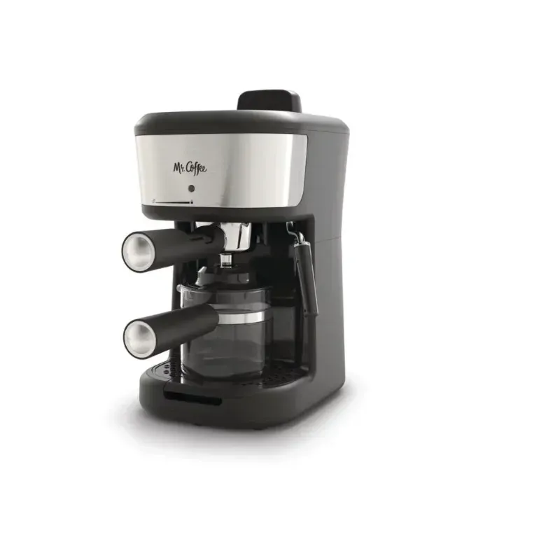 Tools 4Shot Steam Espresso, Cappuccino, and Latte Maker In Black Coffee Coffee Machine