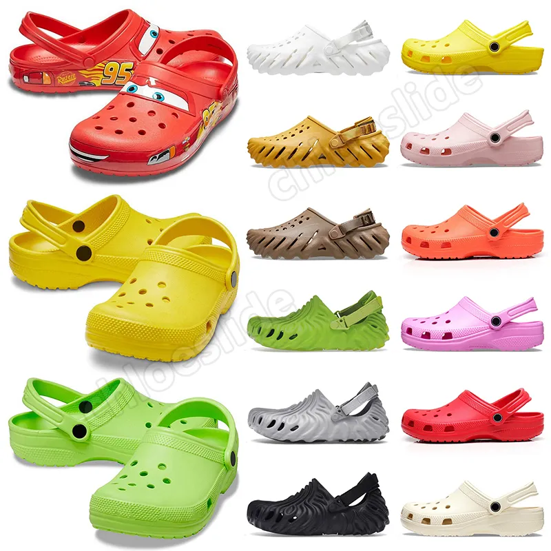 Crocs Classic Clog Lightning McQueen clogs CROCS 2024 croc zogs sandali designer cross-tie echo mens womens kids classic clog sandal  【code ：L】