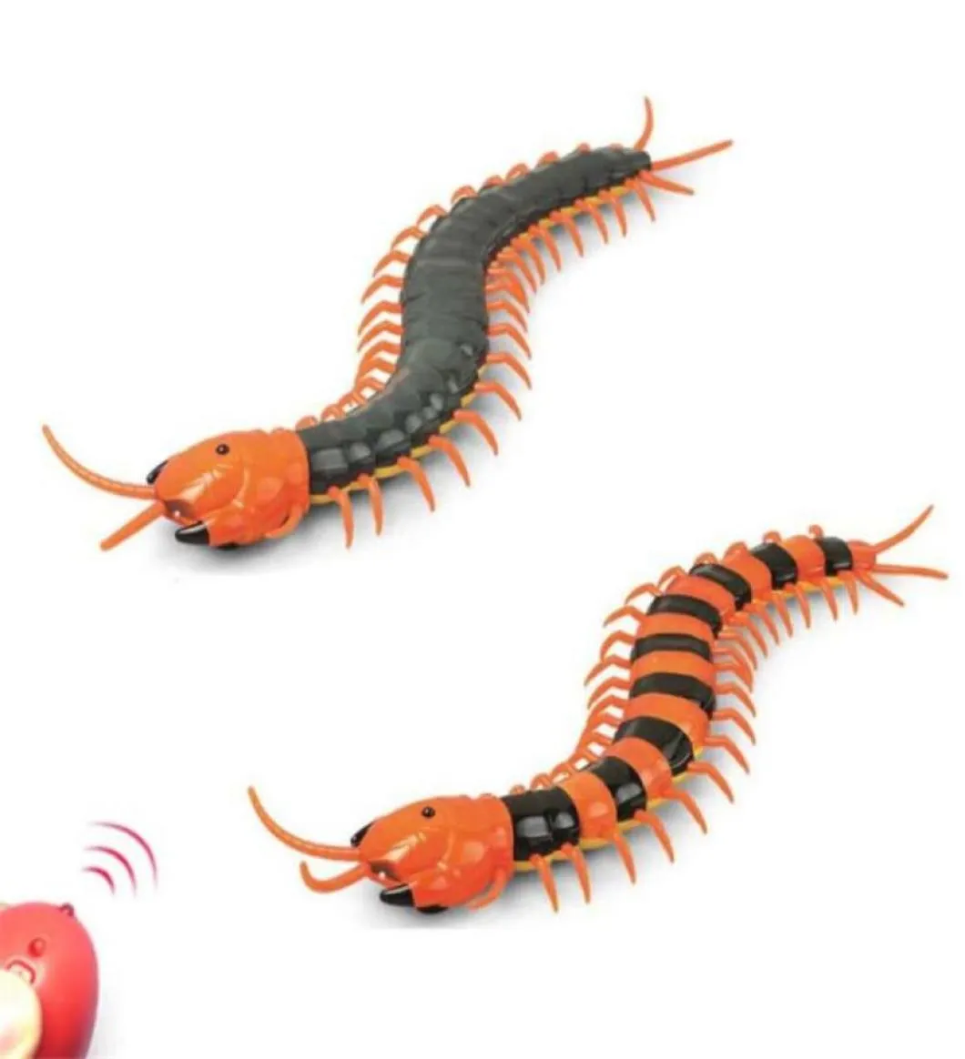 Fjärrkontroll Centipede CreepyCrawly Millipede Remote Controlrc Animal Prank Funny Toys Simulation Plastic ABS Kids Birthday GI863092792