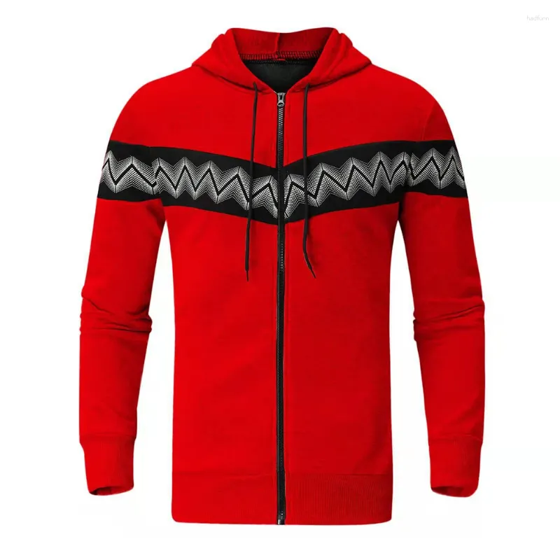 Sweat à capuche à manches longues pour hommes, veste de sport à fermeture éclair, à la mode, manteaux d'extérieur décontractés, automne hiver