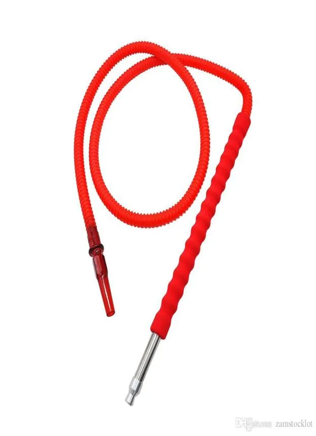 HoneyPuff Narghile Soft Sponge Handle Hookah Hose 18 M With Metal Tube and Plastic Hose Shisha Hose Plastic Shisha Pipe8915166