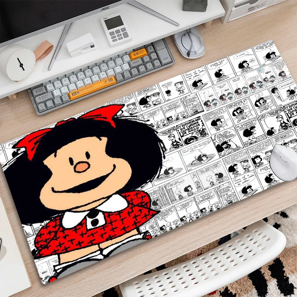 Podkładki MAFALDA MOUSE PAD Gamer XL Home Large HD Mousepad XXL Mousepads Soft Office Anti Slip Computer Desktop Myse Pad Myse Myse