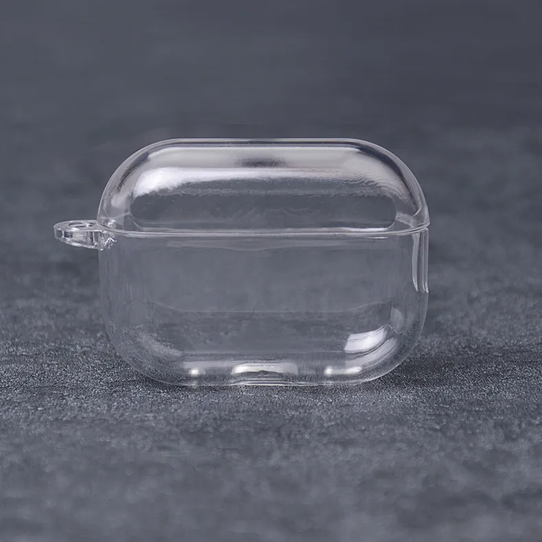 Airpods Case Cover Clear Solid Silikon Protective Cover Akcesoria słuchawkowe Kompatybilne z AirPods Pro 2 Air Pods 3 Fase bezprzewodowe ładowanie z breloką